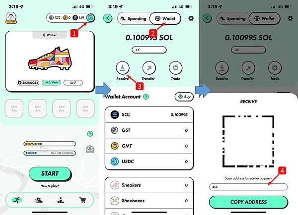STEPN｜一起走路進入邊走邊賺的WEB3區塊鏈遊戲｜教你如何從交易所入金/提幣/出金