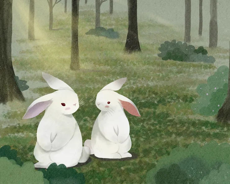 森林兔子傳說        加尼一起/繪