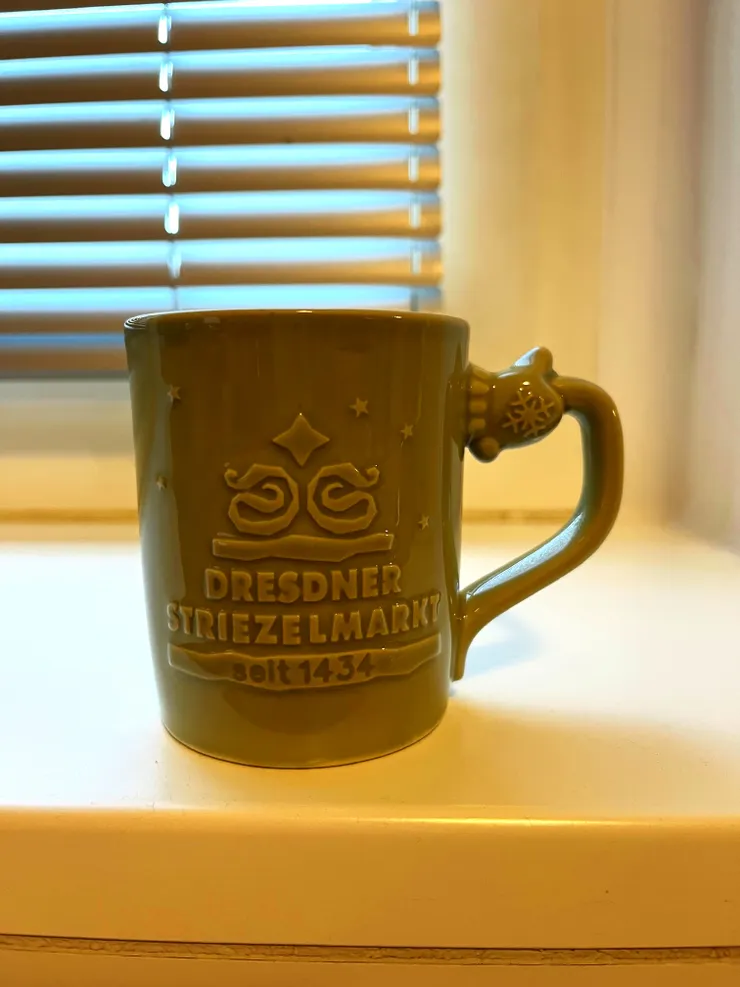 德勒斯登聖誕市集熱紅酒杯