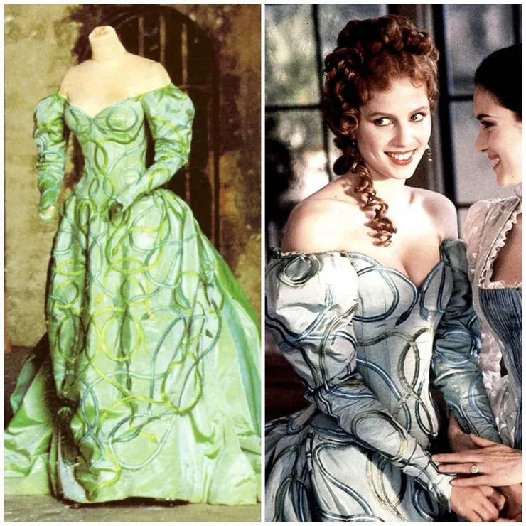 露西性感的蛇繡禮服（取自X／twitter貼文）