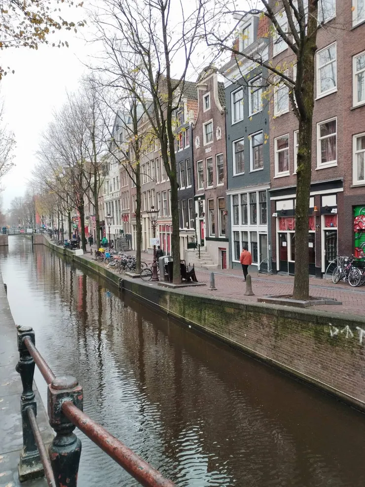 紅燈區禁止拍照，這張照片是進入紅燈區前拍的