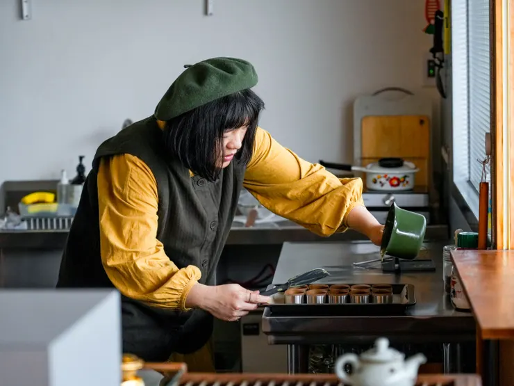 包種巴斯克,作起來蠻費力