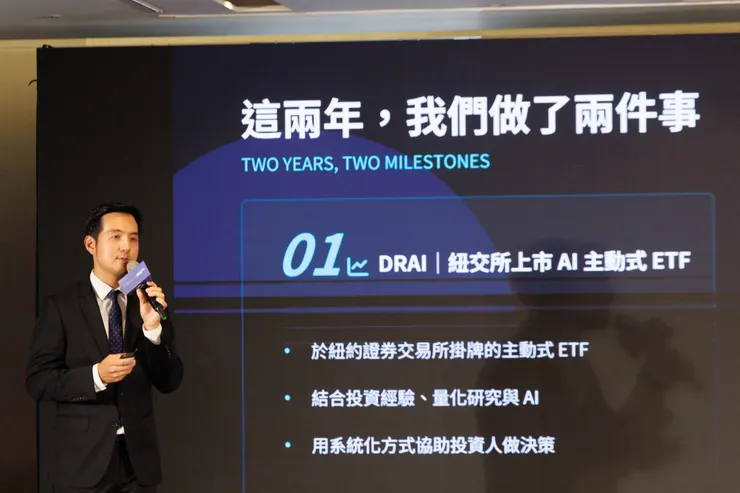 度雷克進化科技旗下&nbsp;DRAI ETF&nbsp;於紐約證交所（NYSE）掛牌，是台灣團隊首度進軍美國資本市場的重要里程碑。