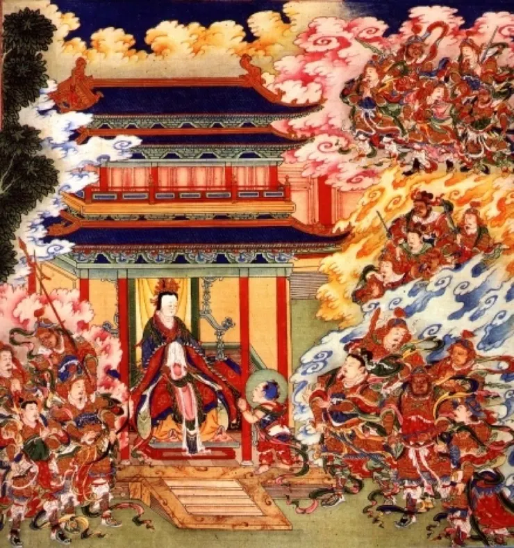 善財童子 拜妙德圓滿神