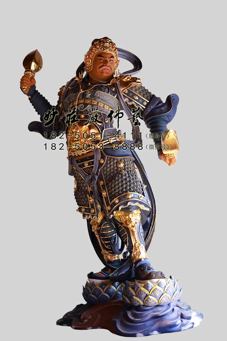 銅雕哈將軍塑像