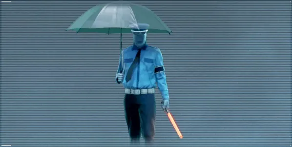 盡忠職守的交警