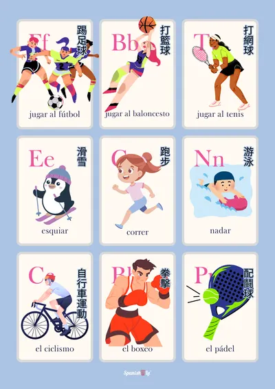 EP33 運動篇 ✧ 西班牙語運動的詞彙大解鎖