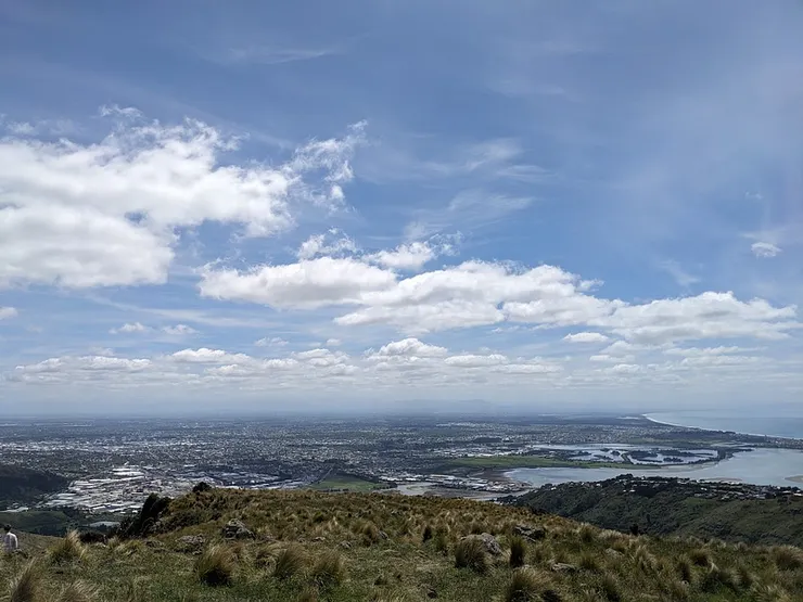 從Gondola - Summit Station拍攝：基督城東岸