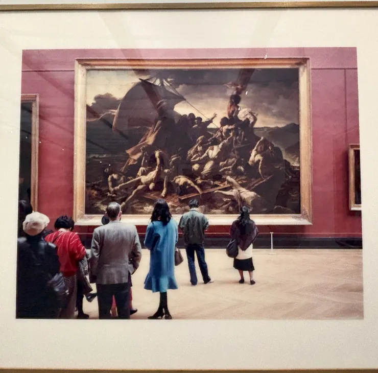 <羅浮宮4> 托馬斯·施特魯斯   攝於「瞬間－穿越繪畫與攝影之旅」 高雄美術館