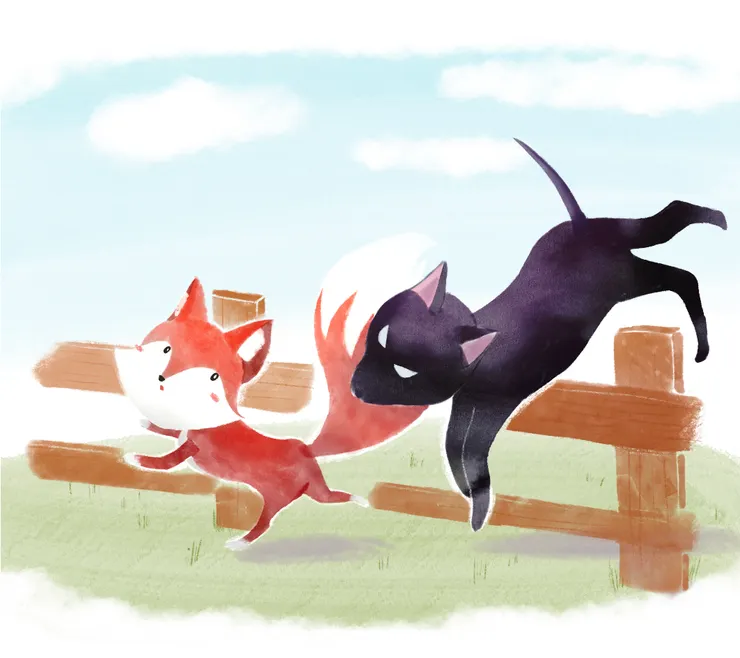 小狐狸快跑        作者/繪