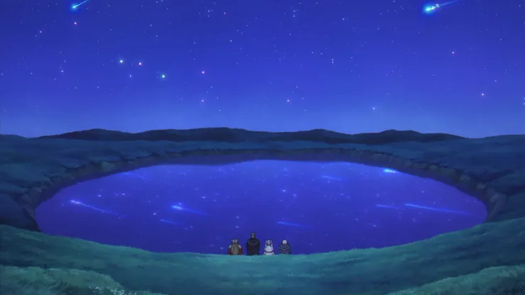 旅途的終點不過就是與三兩好友一起看流星雨。（《葬送的芙莉蓮》）