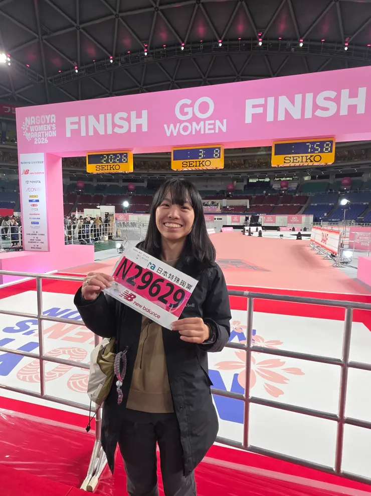 賽事當天終點很多人，還好前一天有先拍終點照✌️