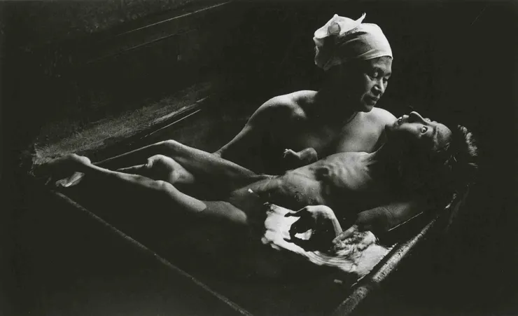Tomoko Uemura in Her Bath (1971) by W. Eugene Smith