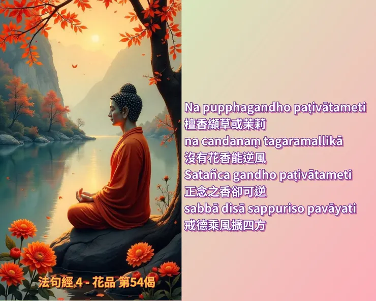 法句經 - 4 花品 | 第54偈