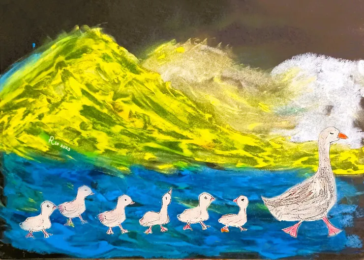 我從小就懷疑其他五個兄弟姊姊不是我媽親生的！文/AI毛五；繪圖/Ms.Rio 