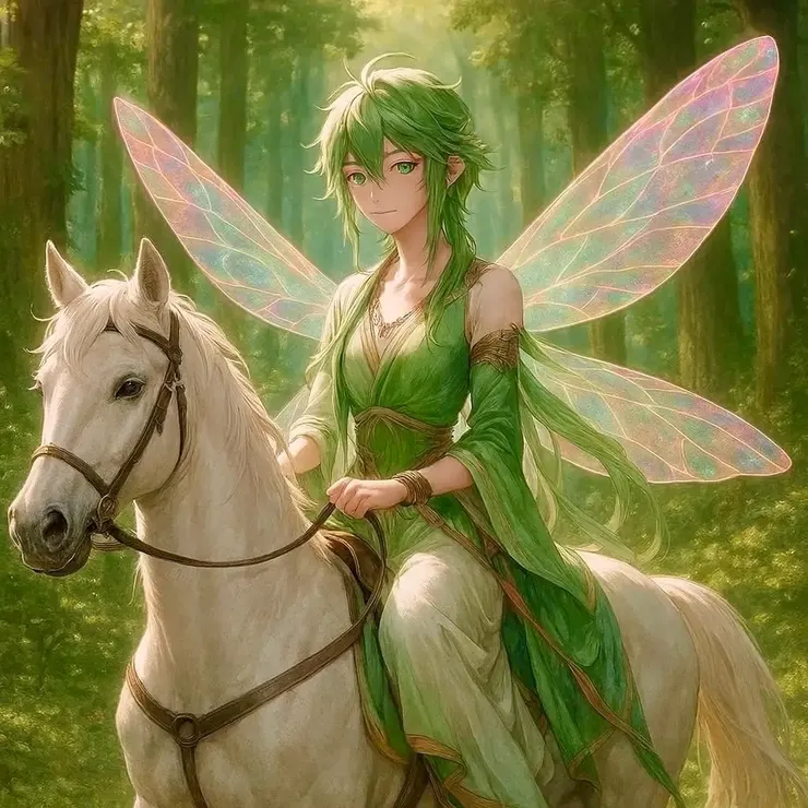 馬年咱也來騎白馬，應景咩！