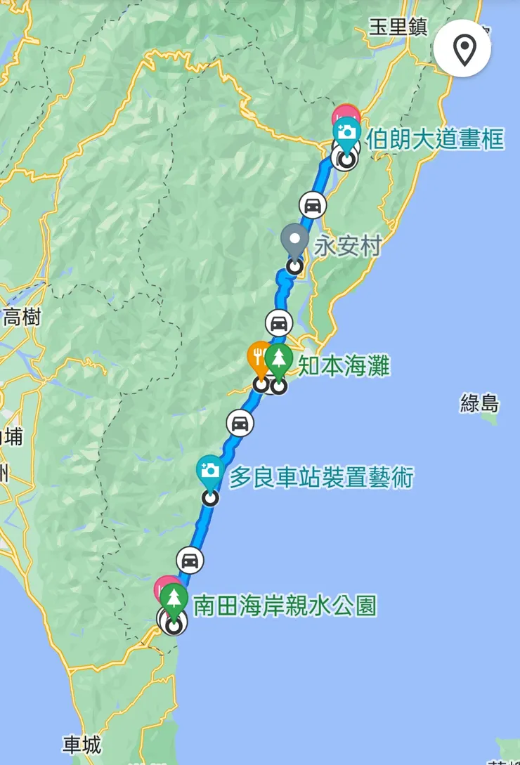 D3路徑,傍晚在達仁鄉落腳