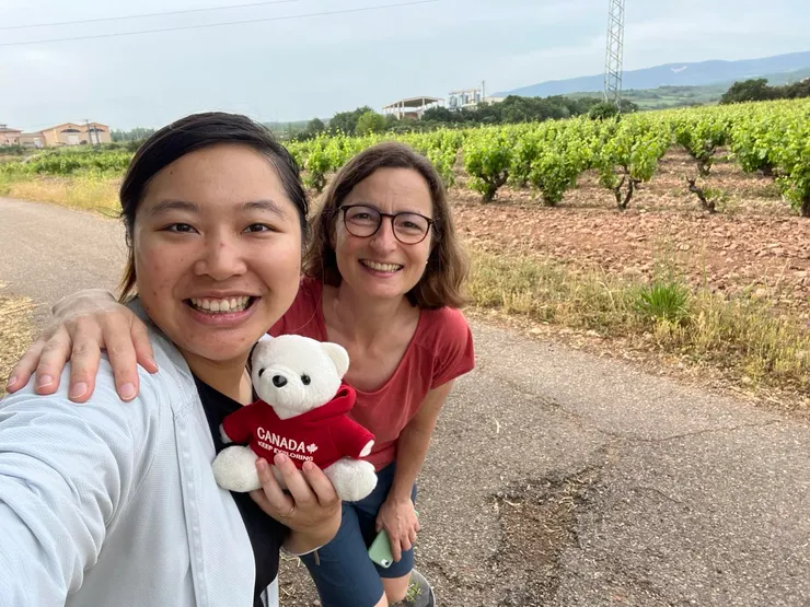 路上遇到的德國女生，只有一面之緣，但很喜歡他的 vibes