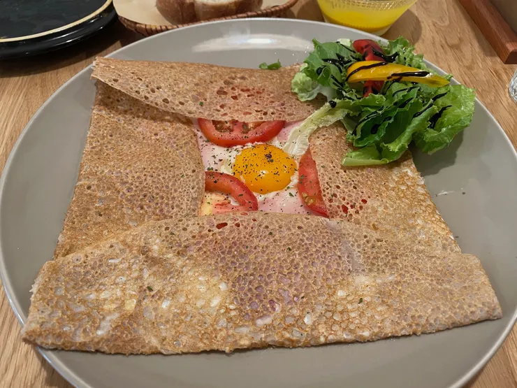 法式鹹餅的模樣