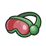 不但不會受到沙暴的傷害，還能防止粉末或孢子的影響的護目鏡。