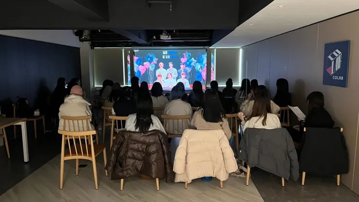 歌曲應援練習中