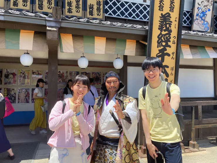 《中村座武打表演》壞人大叔會把小孩嚇跑XD