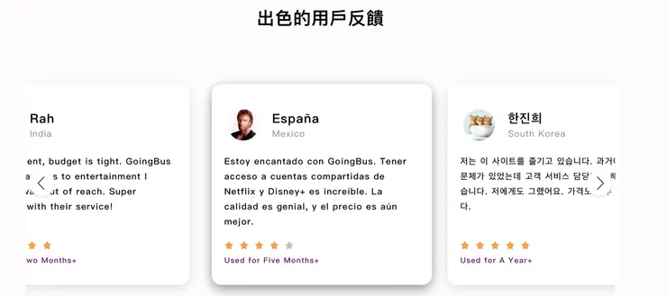 列出的高評分留言