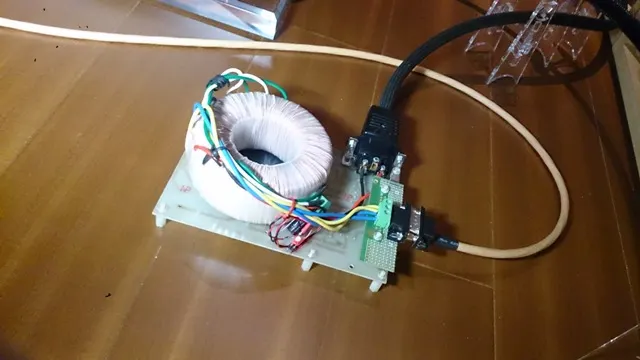 外置的變壓器，閒置多年的處女銅變壓器再度拿出使用