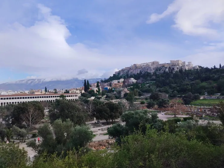 遠眺雅典衛城