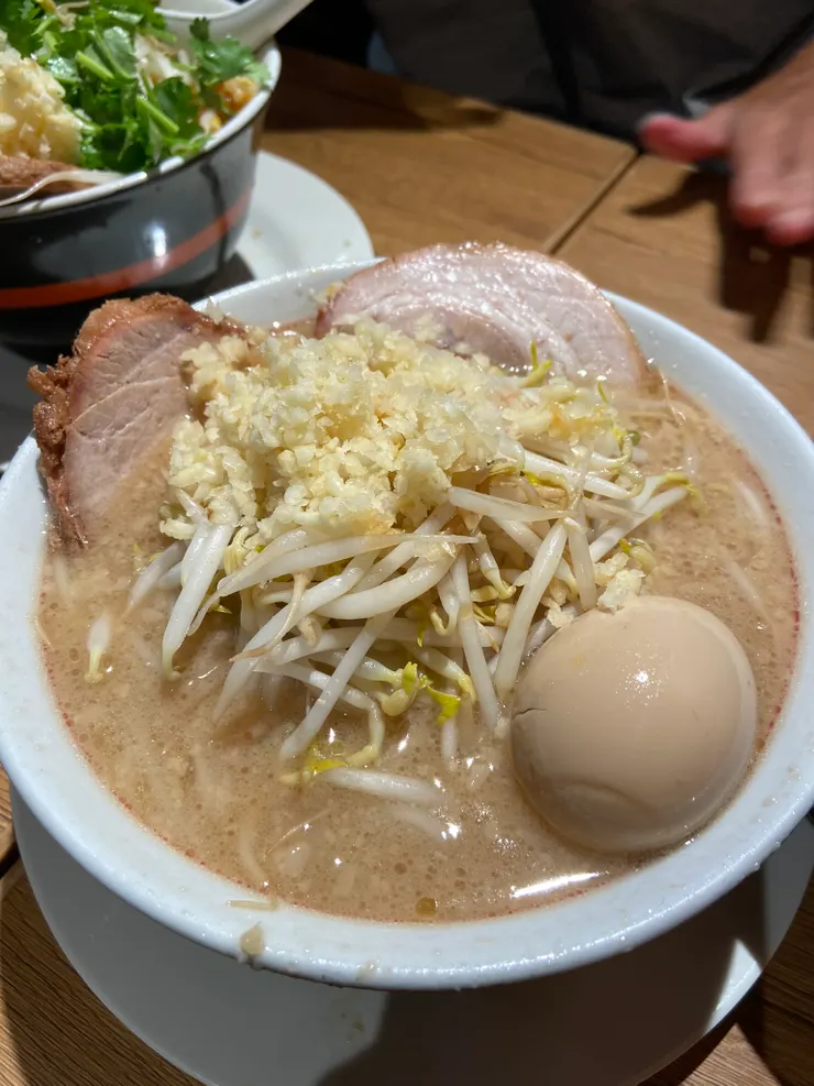 半熟玉子拉麵 加2倍芽菜 $67