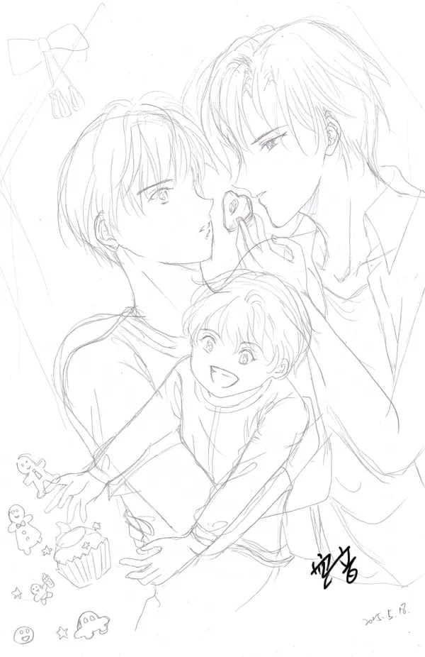 《Pâtisserie. Dessert. Desire. 》草圖