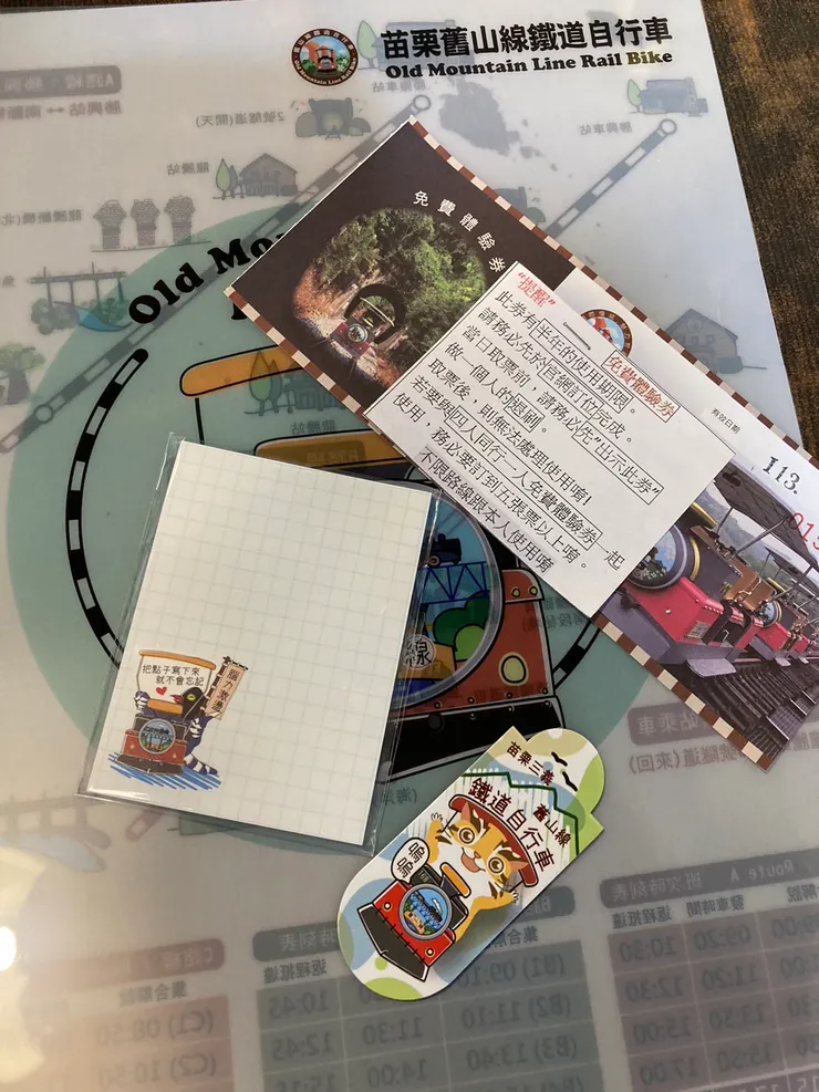 抽到的四個小禮物