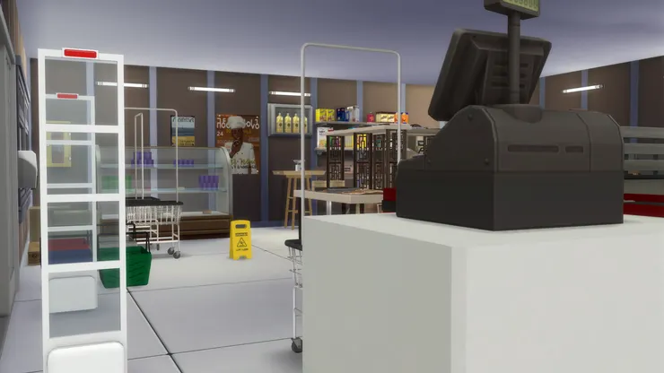 這個位置顧客進不來，但我現在不是顧客。