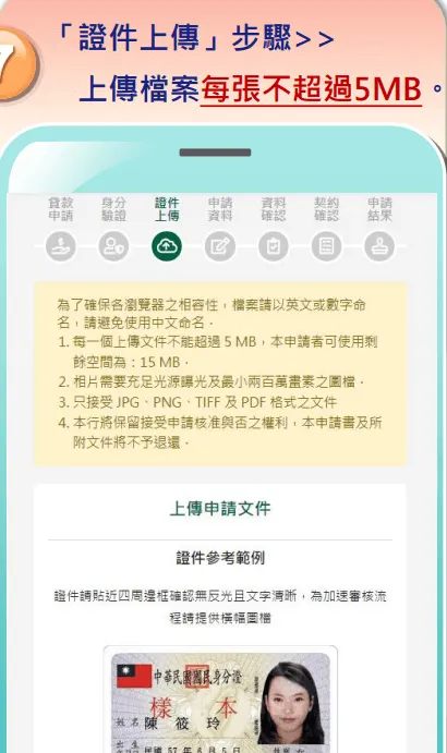 114年勞工紓困貸款線上申請步驟3