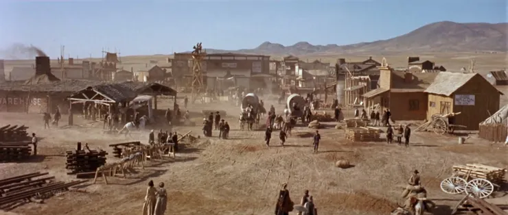 黃沙漫漫的西部風貌