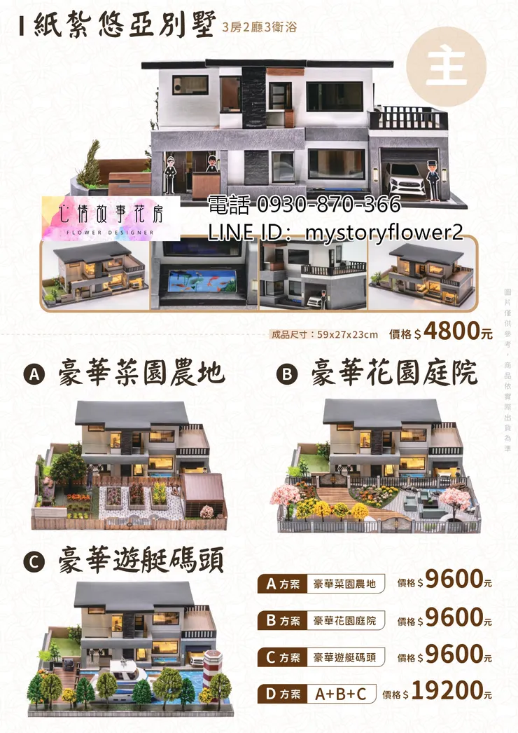 台南紙紮屋推薦|天堂的房子,送給最思念的親人──就找心情故事花房