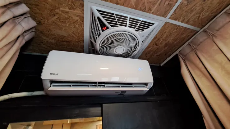 青年旅館內的冷氣