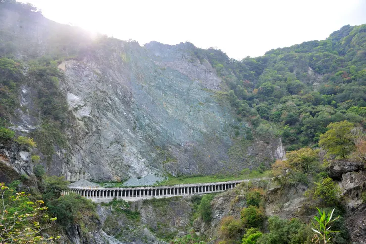 【步道入口就在前面明隧道約當中間】