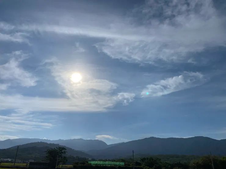 大坡池的太陽