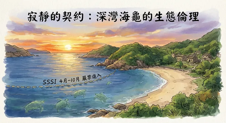 保護對光害與噪音極其敏感的瀕危綠海龜