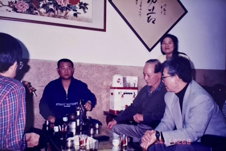 在王師兄家茶、酒敘