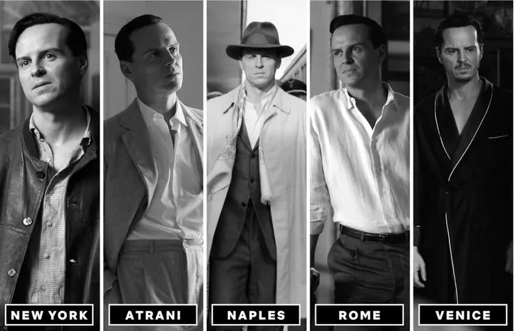 《雷普利》中，處於不同階段的雷普利／Netflix