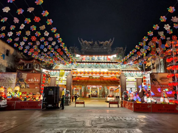 場勘時住在附近的西螺，向在地的媽祖：太平媽 祈求一切順利