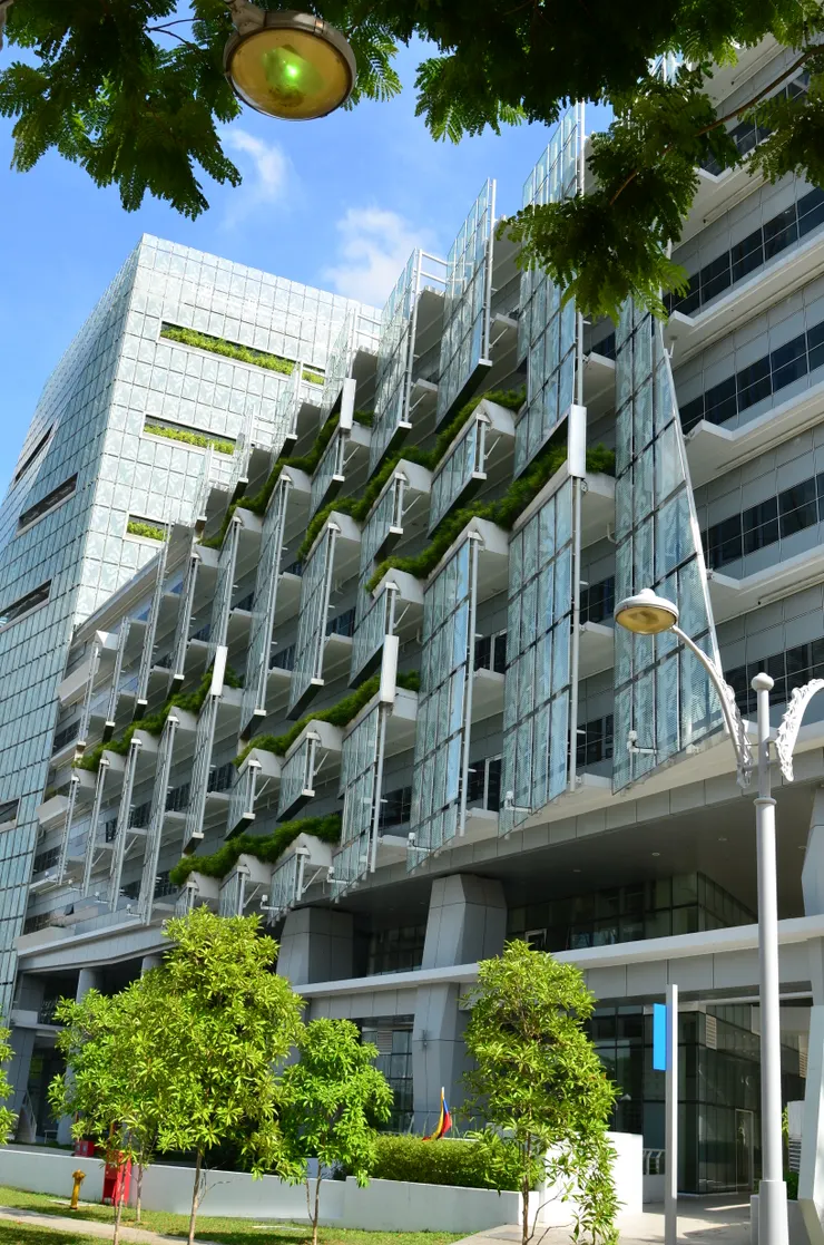 充滿設計感的大樓