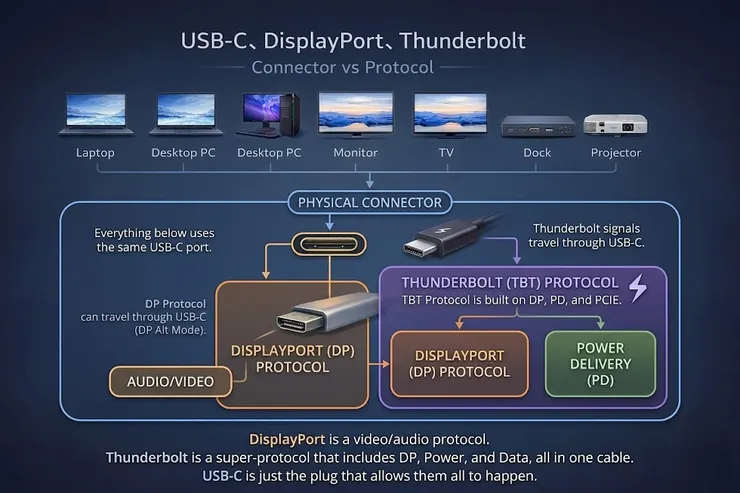 DisplayPort over USB-C