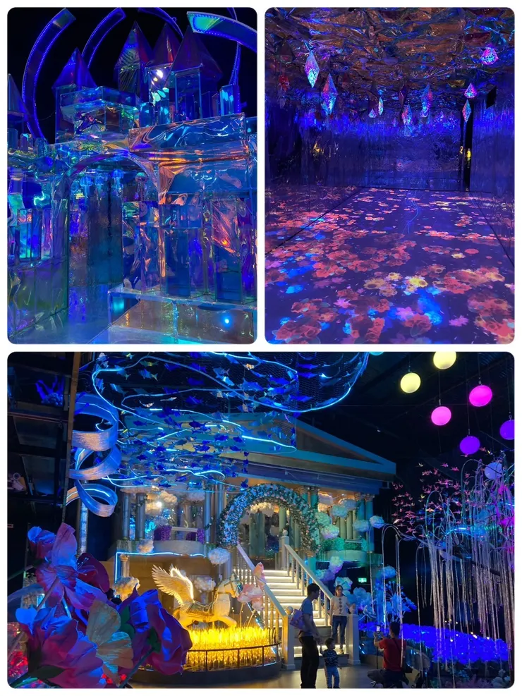 冰雪奇緣的魔法城堡出現了！