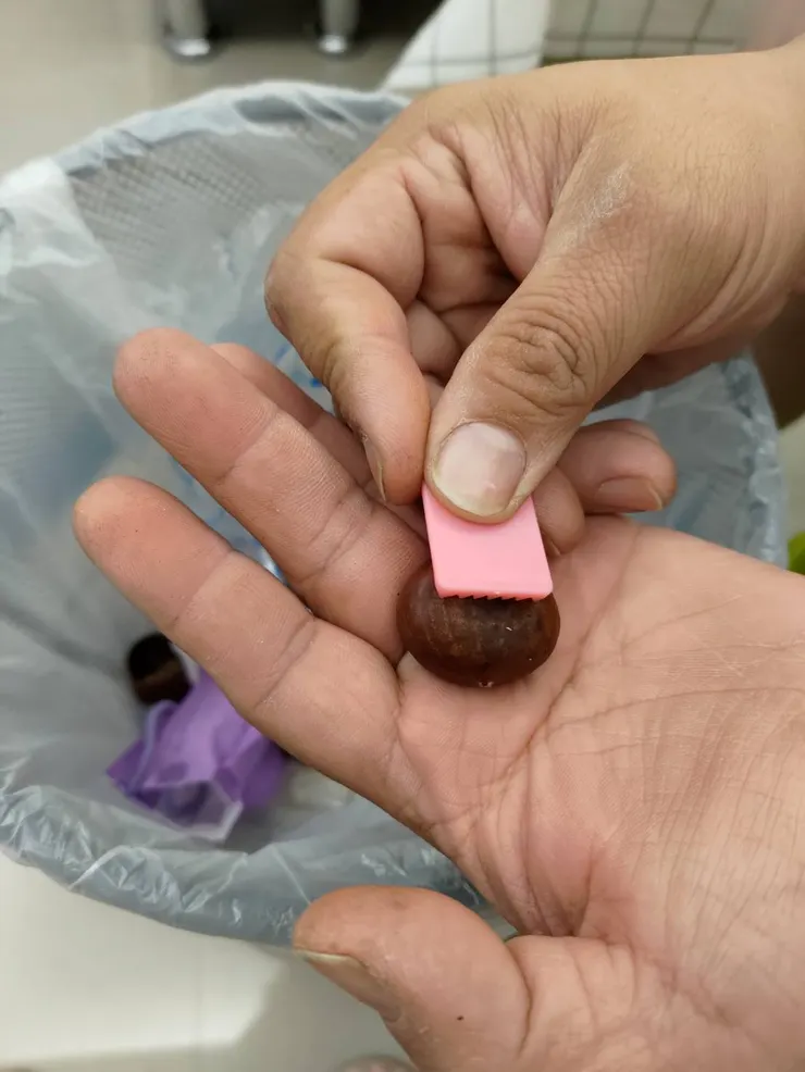 作者拍攝,從中間壓