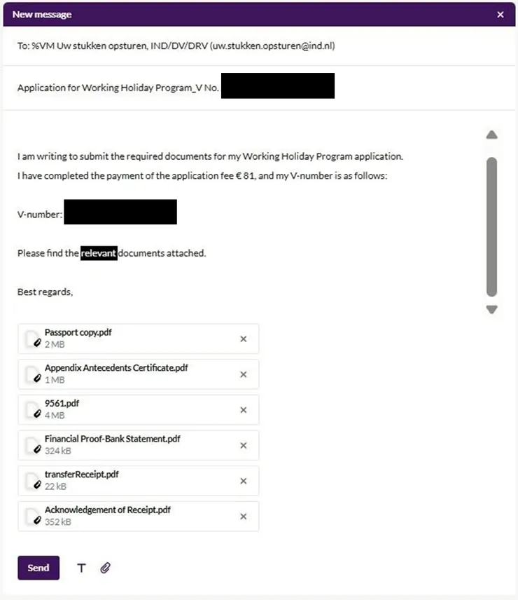 我的信件內容如上，供參