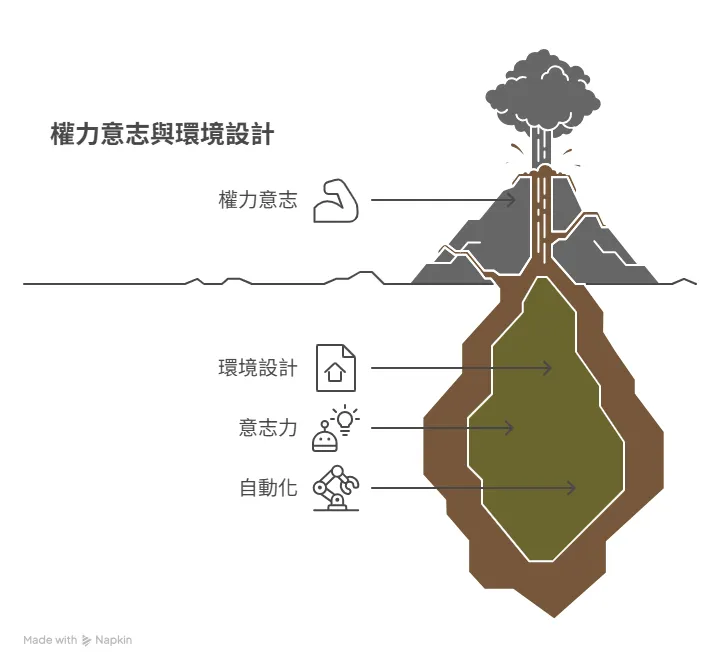 權力意志，要靠環境來落地
