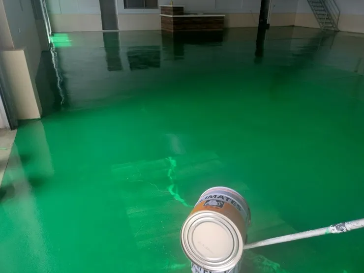 台南油漆推薦【振宏油漆行】工廠地板耐磨漆，讓地板煥然一新│好